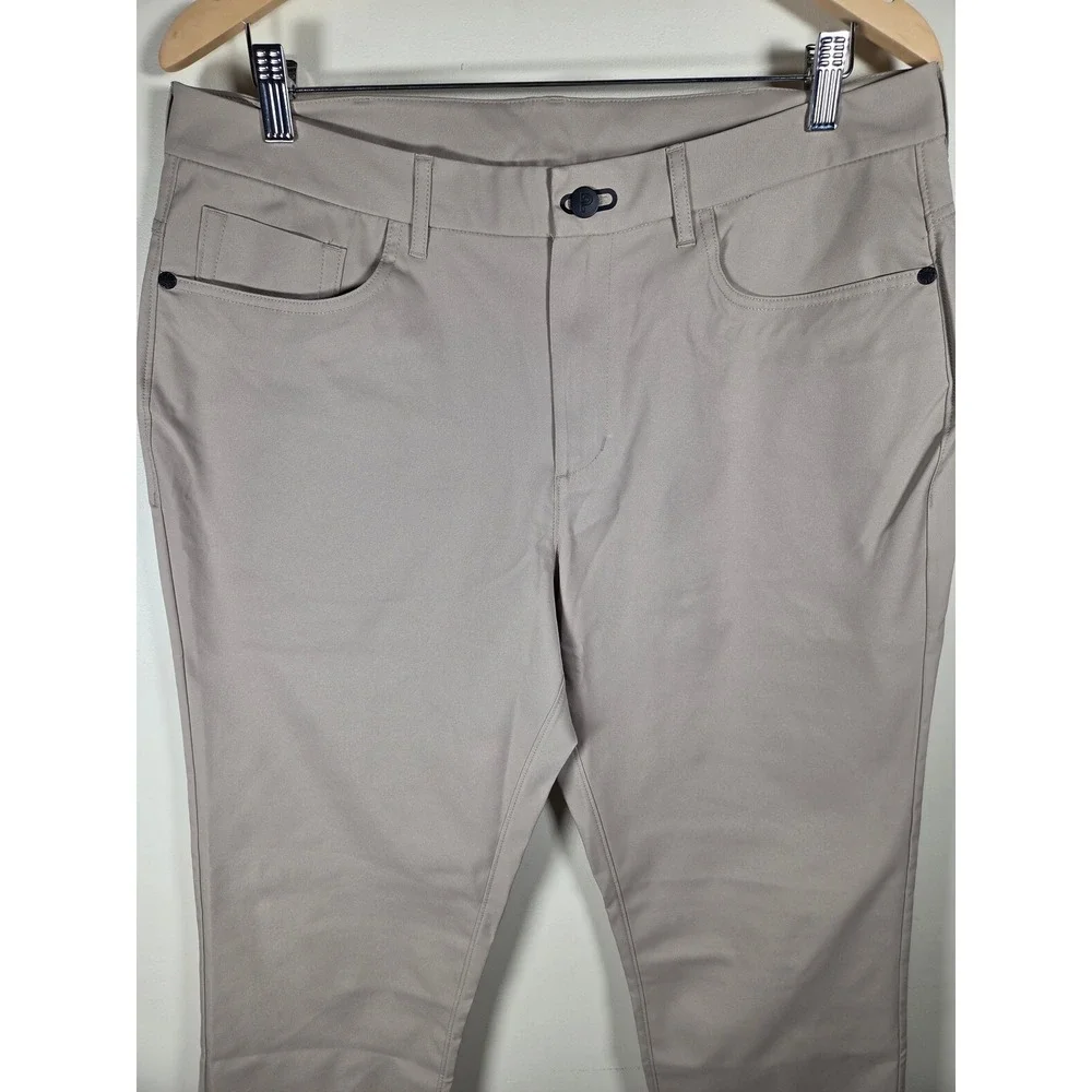 Public‎ Rec Workday Pants Men's 34x32 Tan Khaki Stretch Chino Golf Trousers